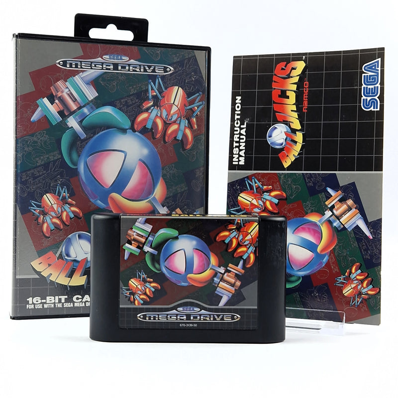 Sega Mega Drive Spiel : Ball Jacks - Modul Anleitung OVP cib / MD PAL Game
