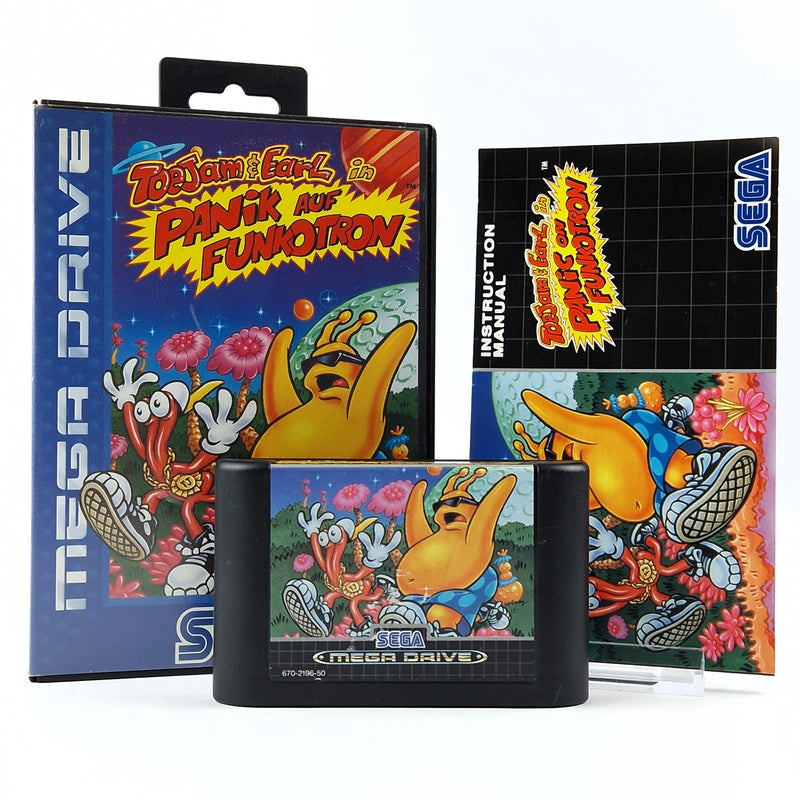 Sega Mega Drive Spiel : ToeJam & Earl in Panik auf Funkotron - Modul OVP  MD PAL