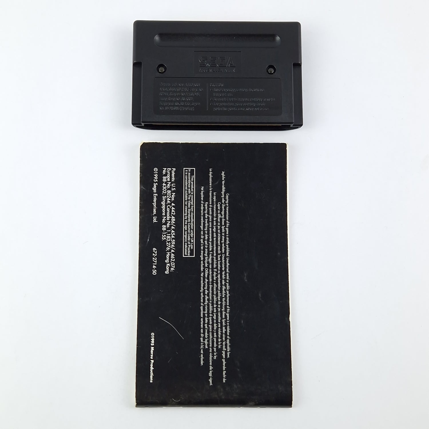 Sega Mega Drive Game: Marsupilami - Module Instructions OVP cib / PAL MD GAME