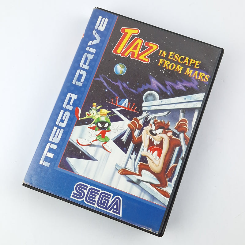 Sega Mega Drive Game: TAZ in Escape from Mars - Module Instructions OVP cib PAL MD