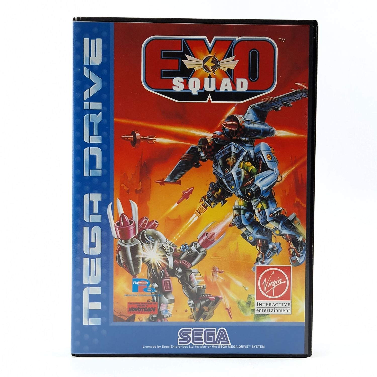 Sega Mega Drive Spiel : EXO Squad - Modul Anleitung OVP cib - NEW OLD STOCK NEU