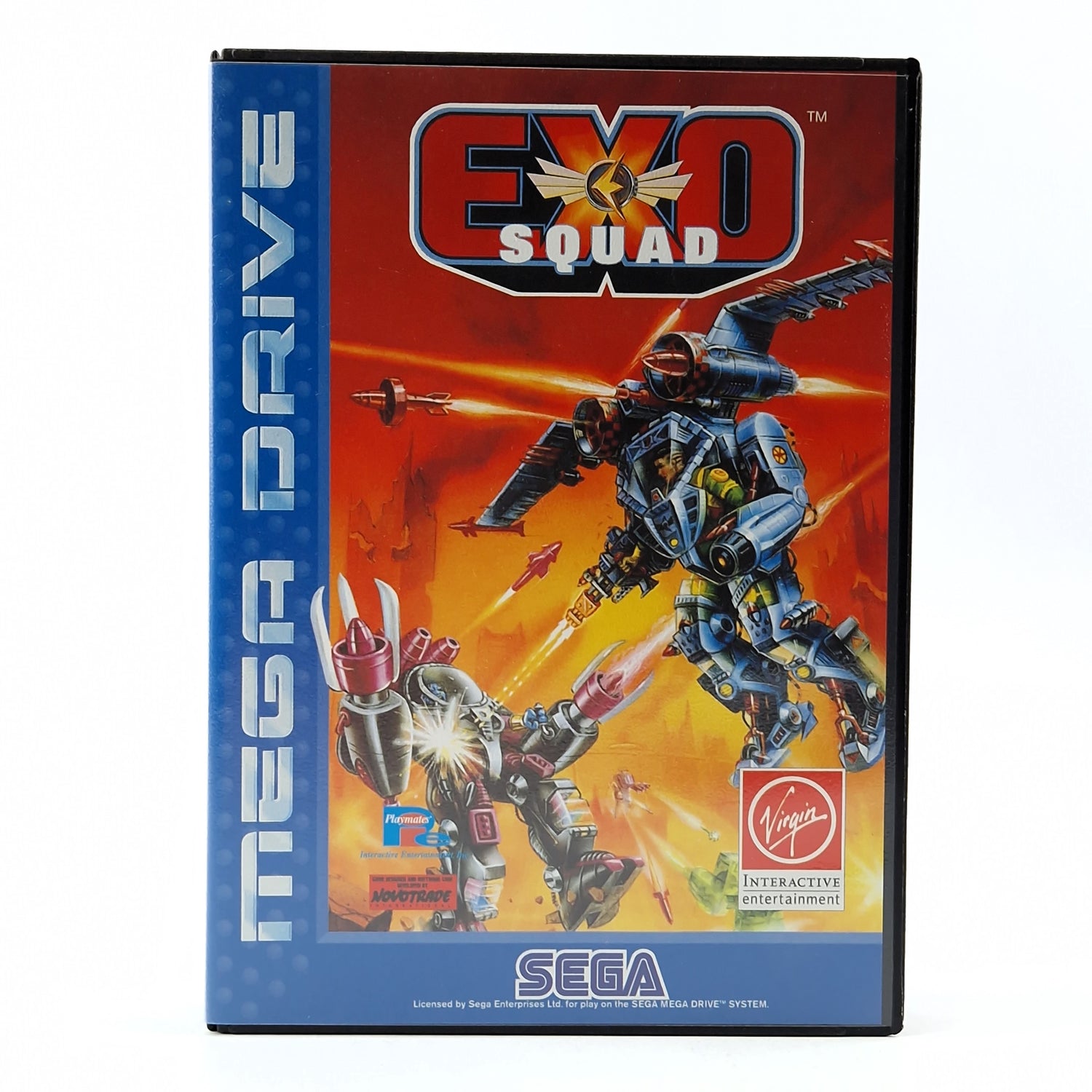 Sega Mega Drive Game: EXO Squad - Module Instructions OVP cib - NEW OLD STOCK NEW
