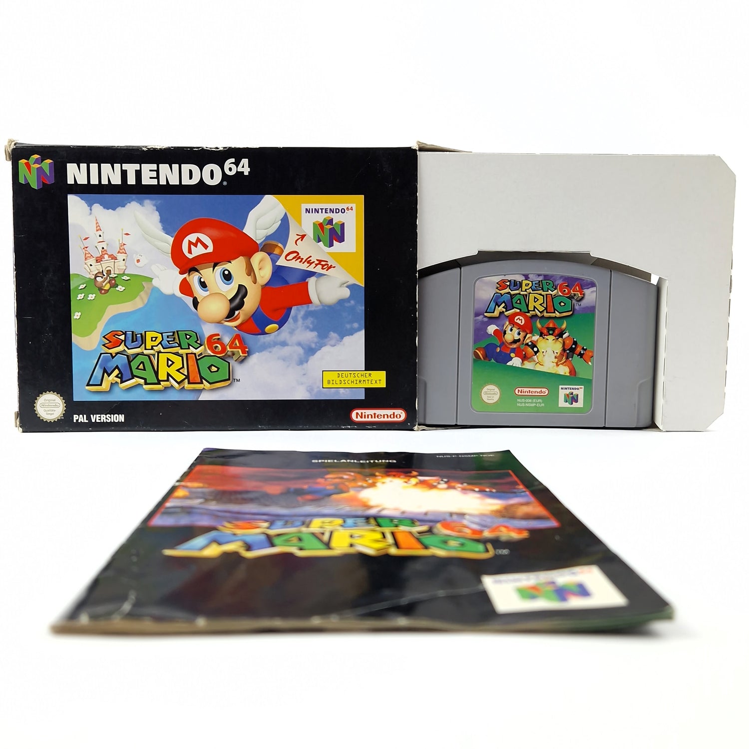 Nintendo 64 Game: Super Mario 64 - Module Instructions OVP cib / N64 PAL