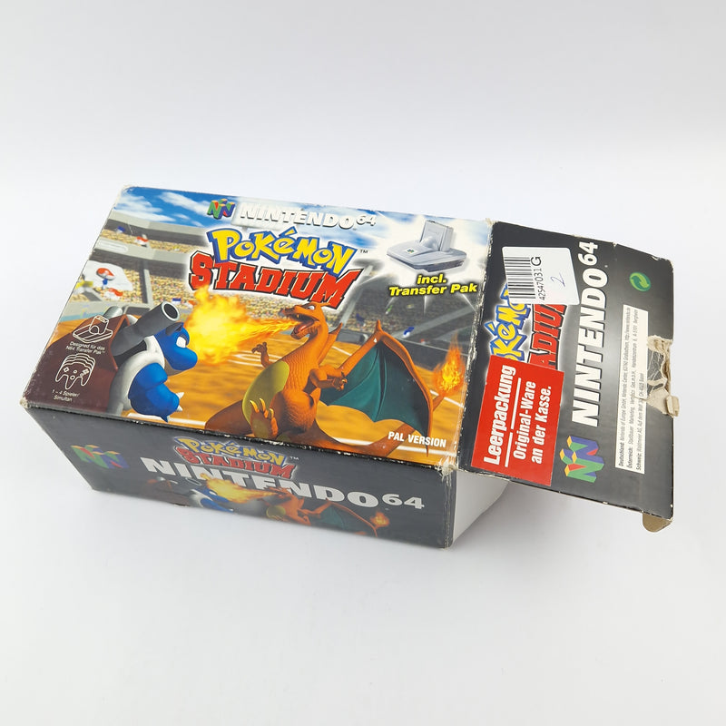 Nintendo 64 Spiel : Pokemon Stadium - Modul Anleitung OVP Transfer Pak / N64 PAL