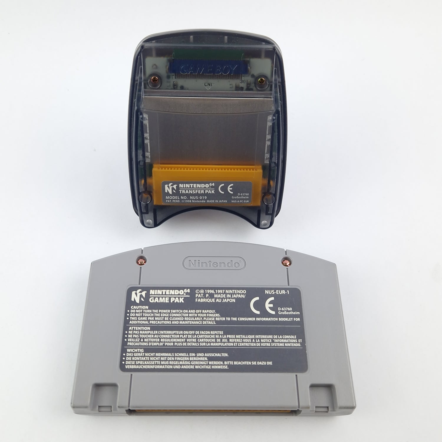 Nintendo 64 Game: Pokemon Stadium - Module Instructions OVP Transfer Pak / N64 PAL
