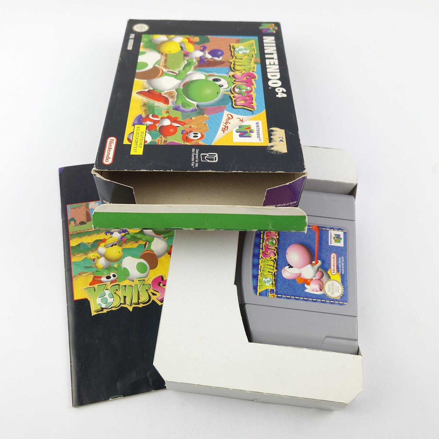 Nintendo 64 Spiel : Yoshis Story - Modul Anleitung OVP / PAL N64 Game