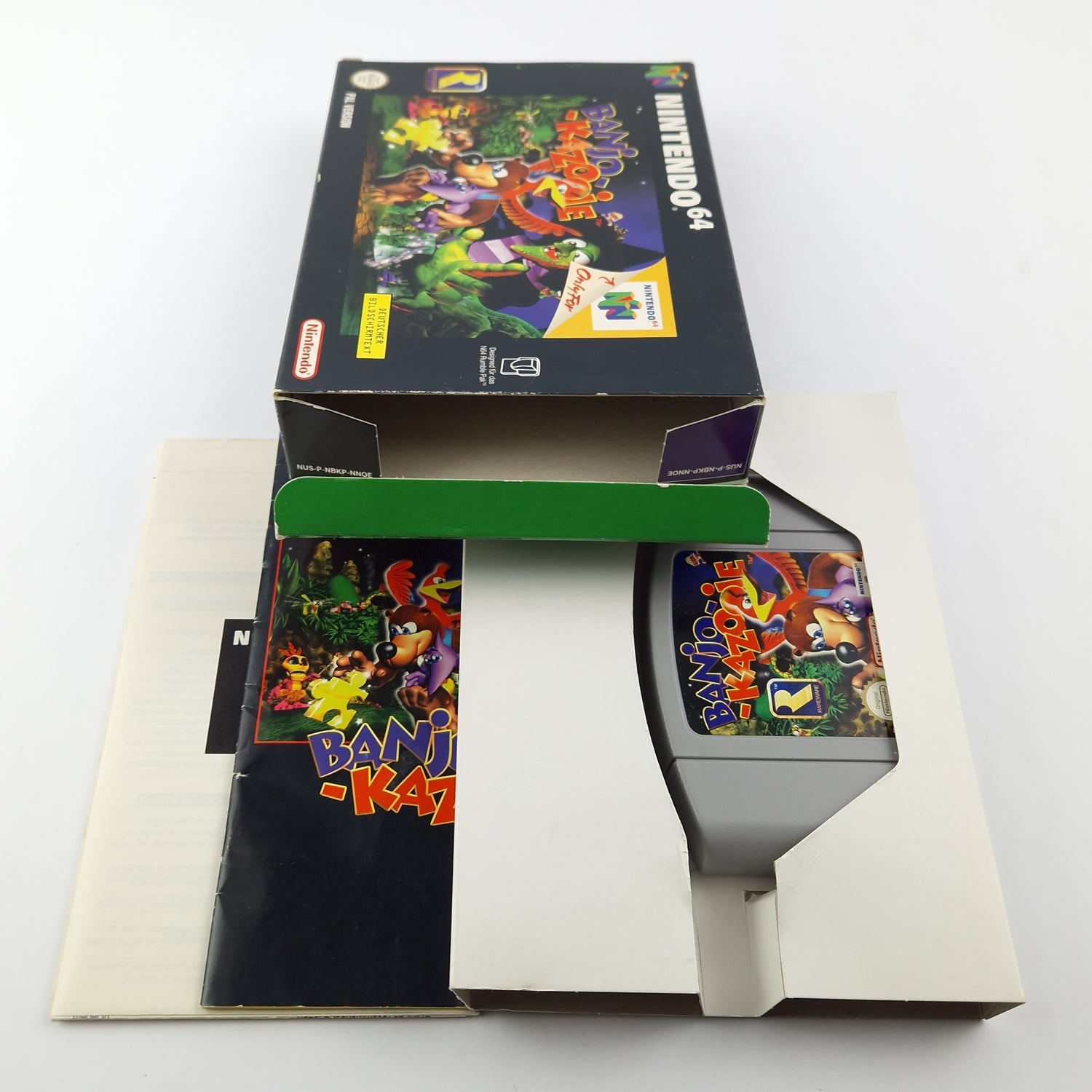 Nintendo 64 Game: Banjo Kazooie - Module Instructions OVP / PAL N64 Game