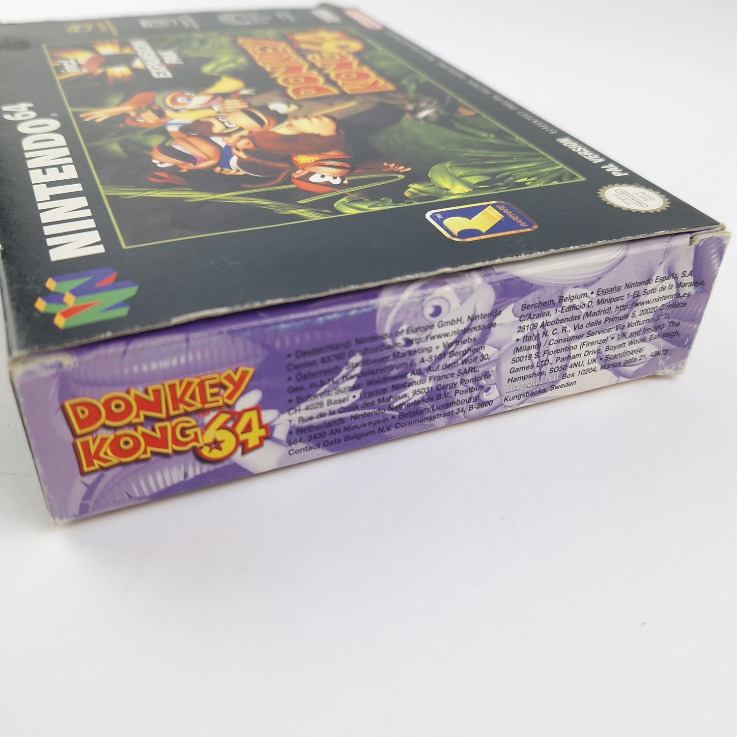 Nintendo 64 Spiel : Donkey Kong 64 - Modul Anleitung OVP / PAL N64 Game