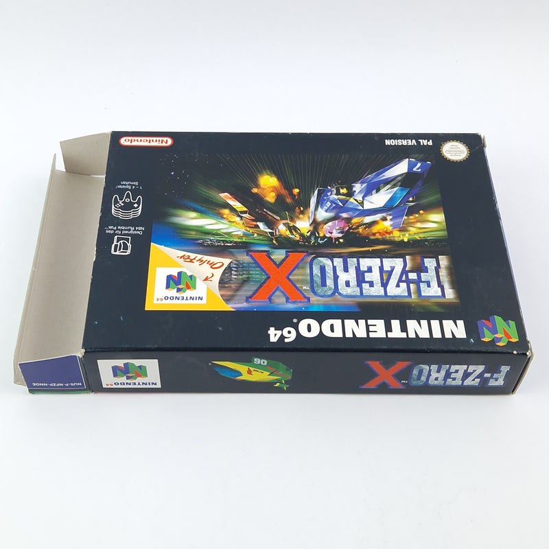 Nintendo 64 game: F-Zero X - module instructions OVP cib / N64 PAL version
