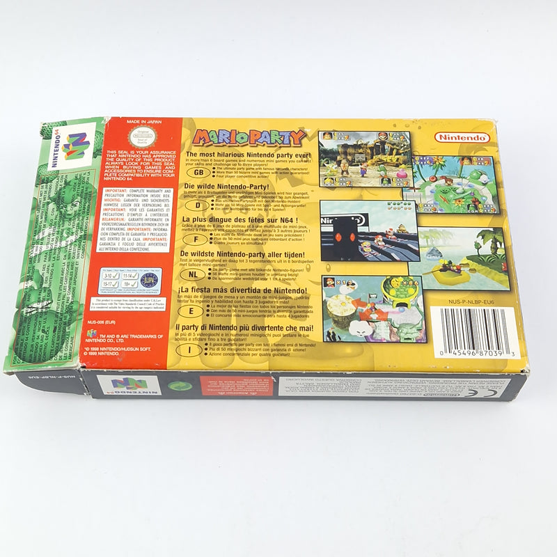 Nintendo 64 Spiel : Mario Party - Modul Anleitung OVP cib / N64 PAL Version