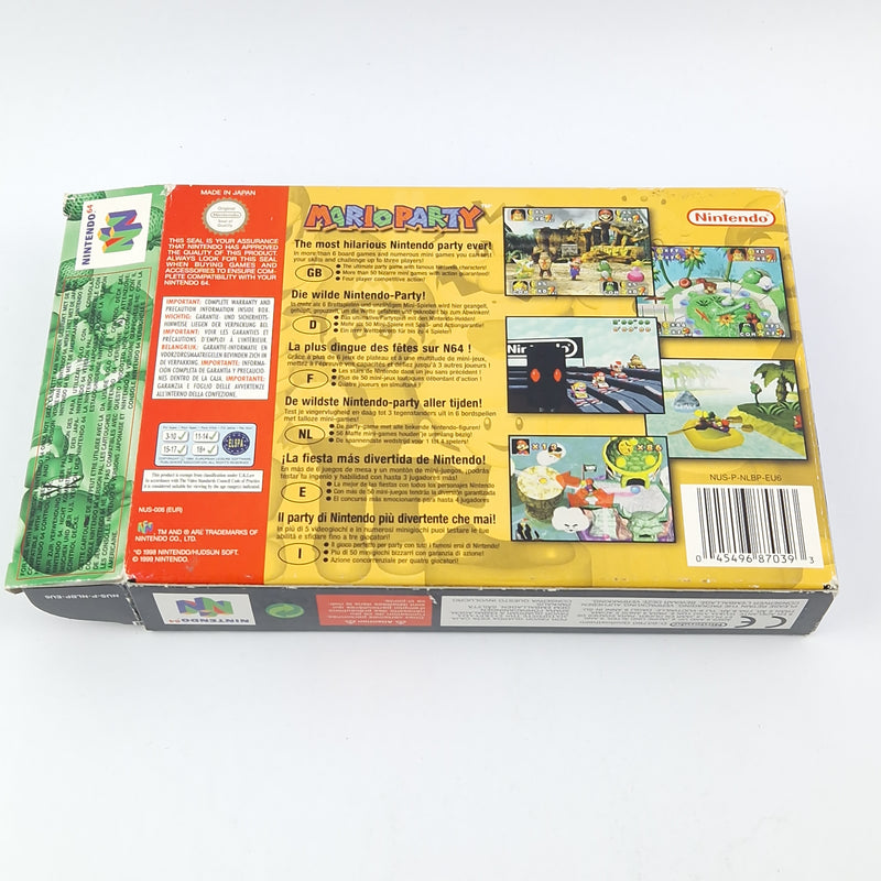 Nintendo 64 Spiel : Mario Party - Modul Anleitung OVP cib / N64 PAL Version