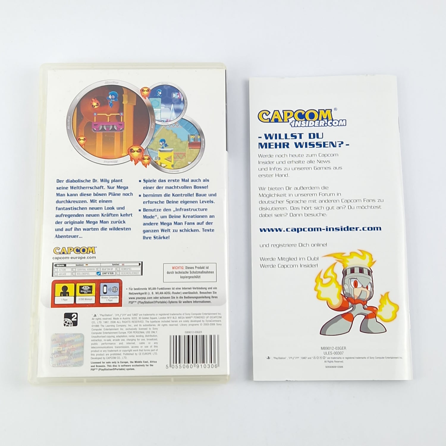 Sony PSP Spiel : Mega Man Powered UP - Sony Playstation Portable OVP