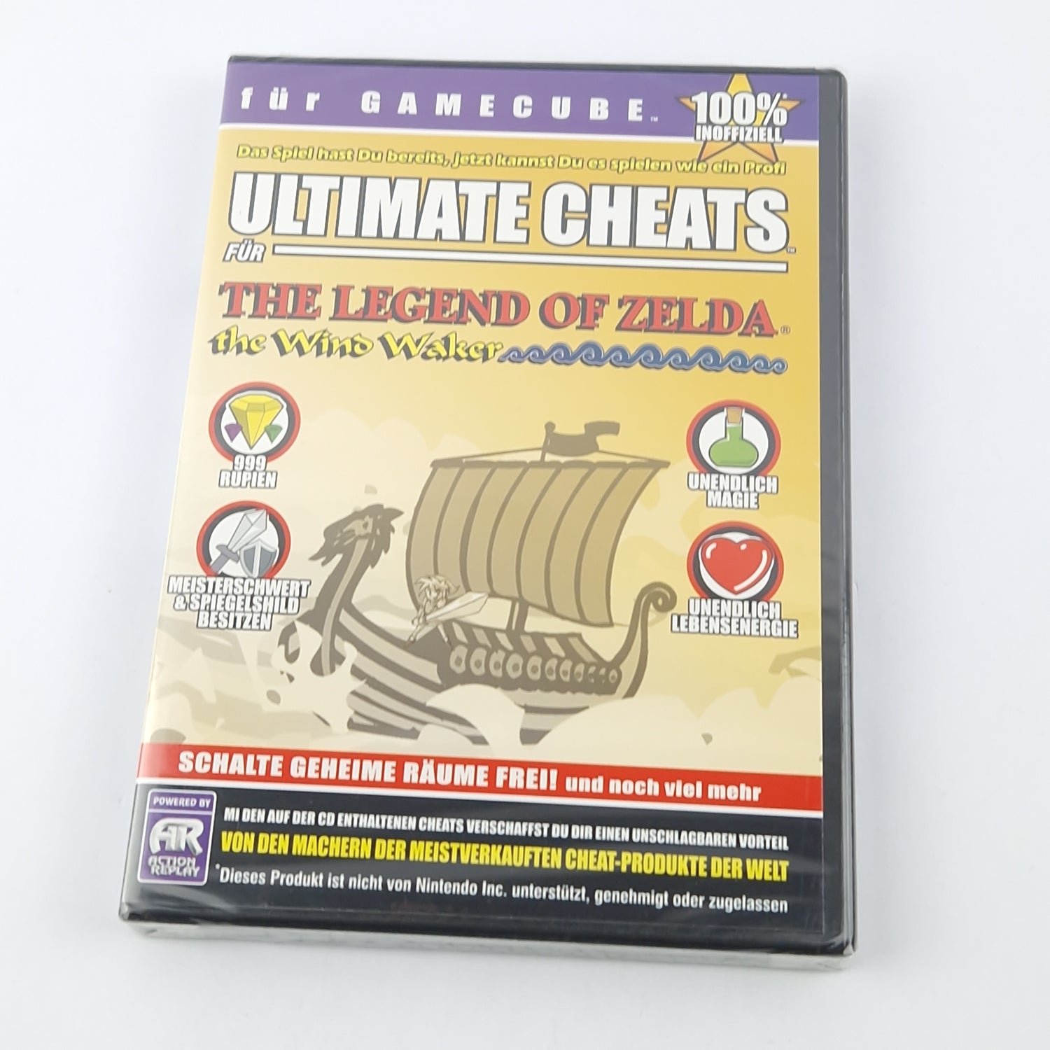 Nintendo Gamecube : Zelda The Windwaker Limitierte Auflage + Ultimate Cheats