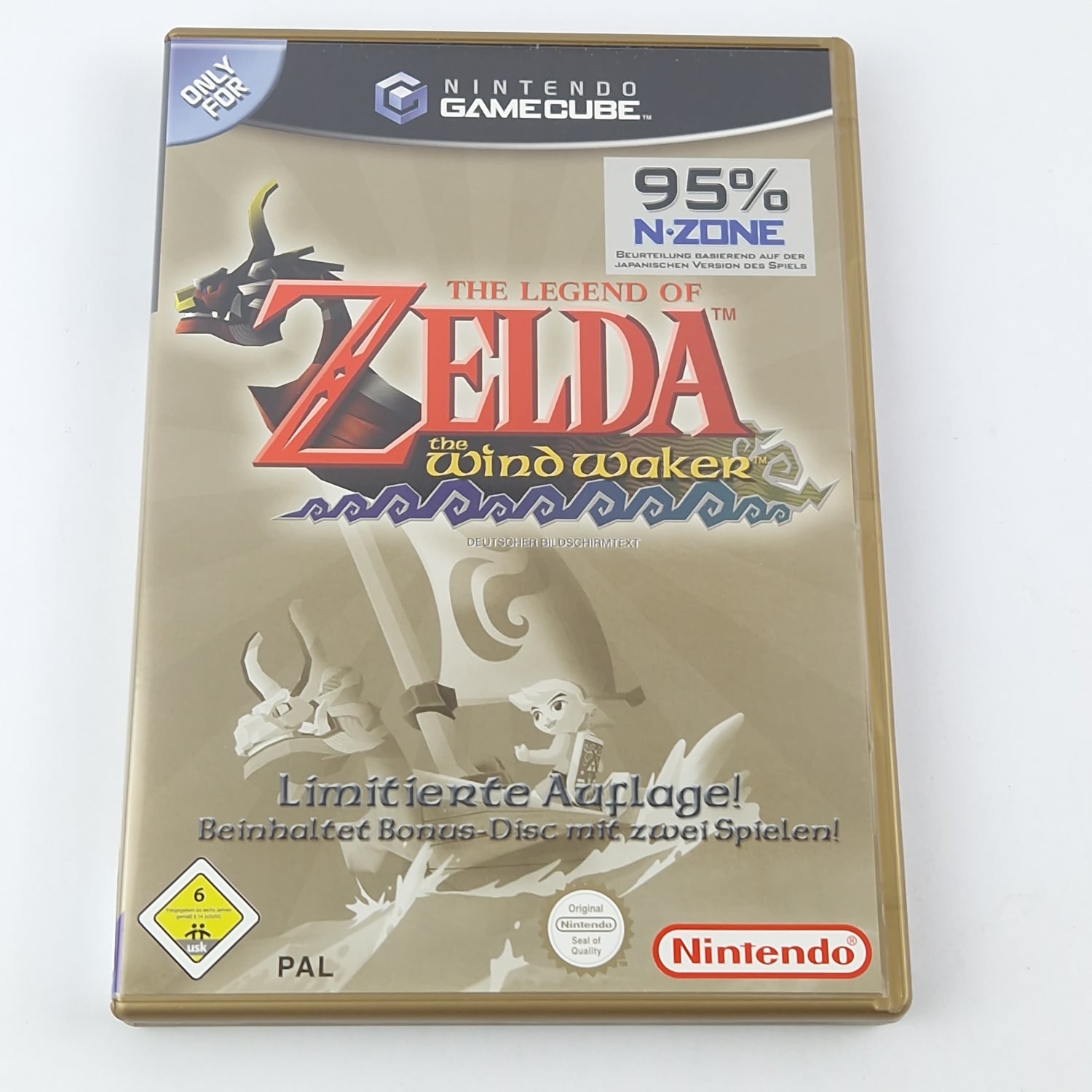 Nintendo Gamecube : Zelda The Windwaker Limitierte Auflage + Ultimate Cheats