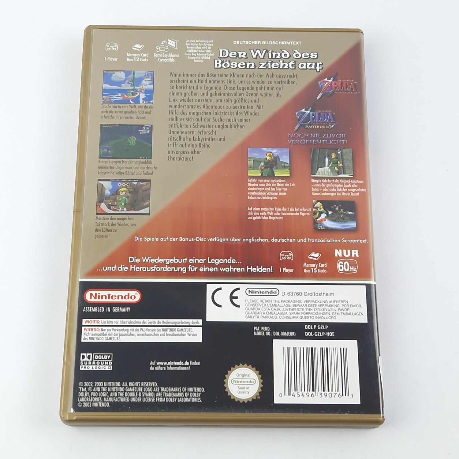 Nintendo Gamecube : Zelda The Windwaker Limitierte Auflage + Ultimate Cheats