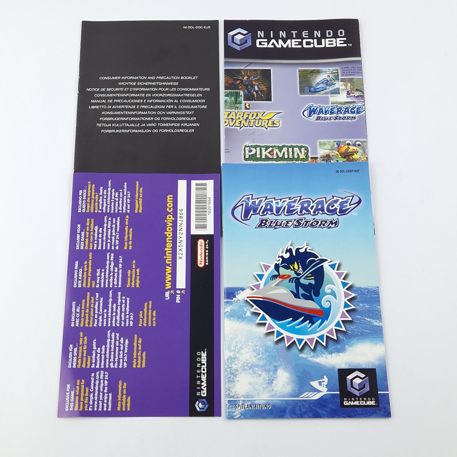Nintendo Gamecube game: Wave Race Blue Storm - CD instructions OVP cib / PAL GC