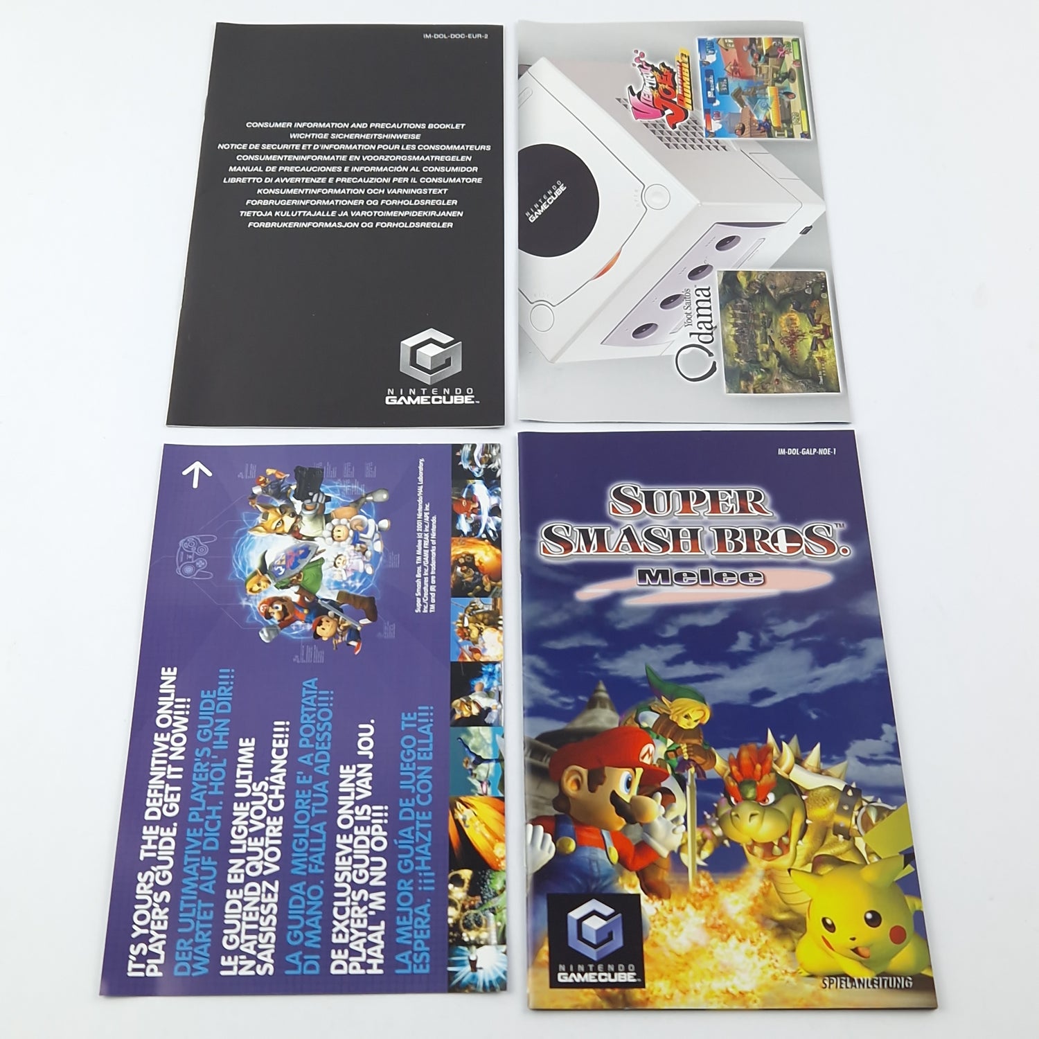 Nintendo Gamecube game: Super Smash Bros. Melee - CD instructions OVP cib PAL GC