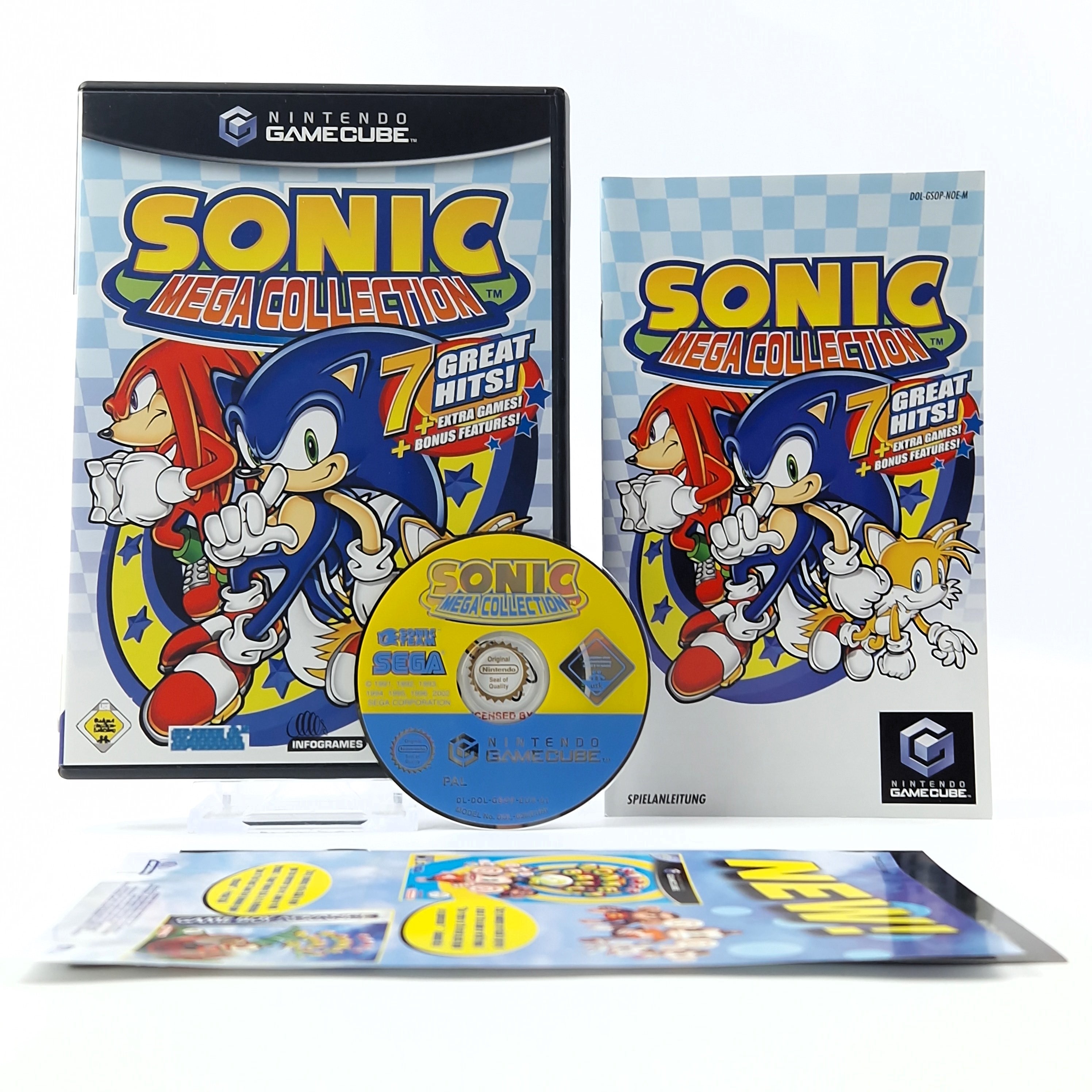 Nintendo Gamecube Spiel : Sonic Mega Collection - CD Anleitung OVP PAL GC