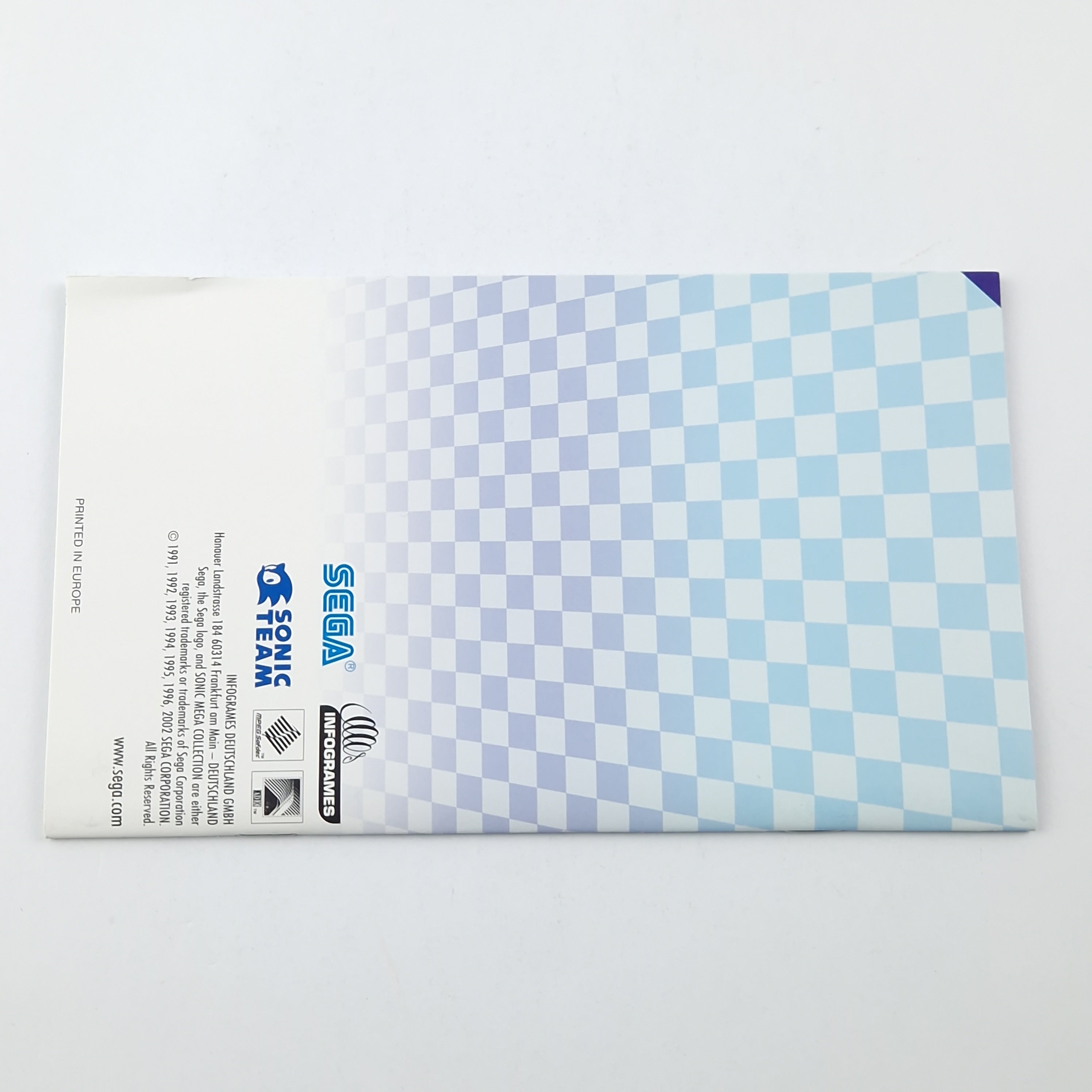 Nintendo Gamecube Spiel : Sonic Mega Collection - CD Anleitung OVP PAL GC