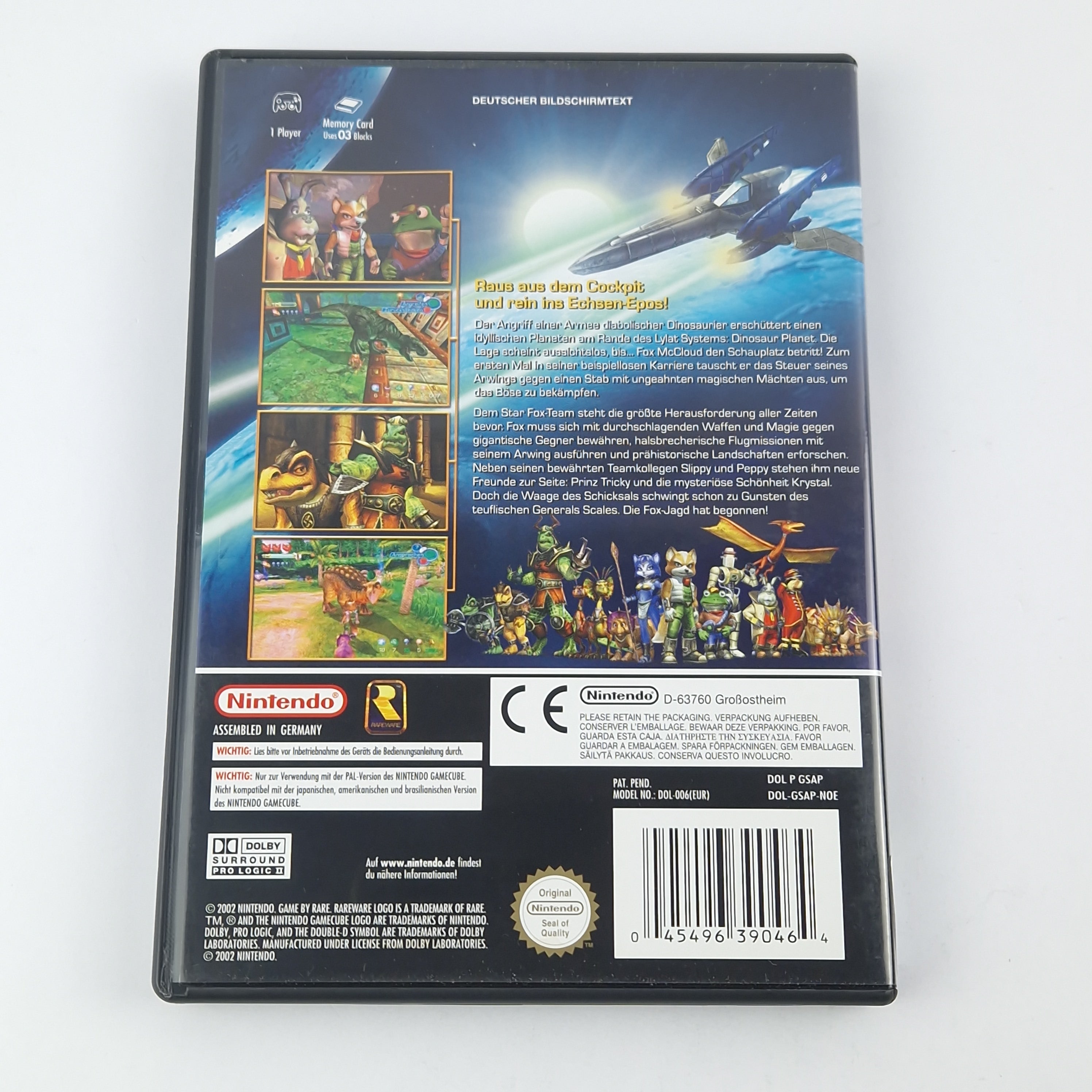 Nintendo Gamecube Spiel : Starfox Adventures - CD Anleitung OVP PAL GC