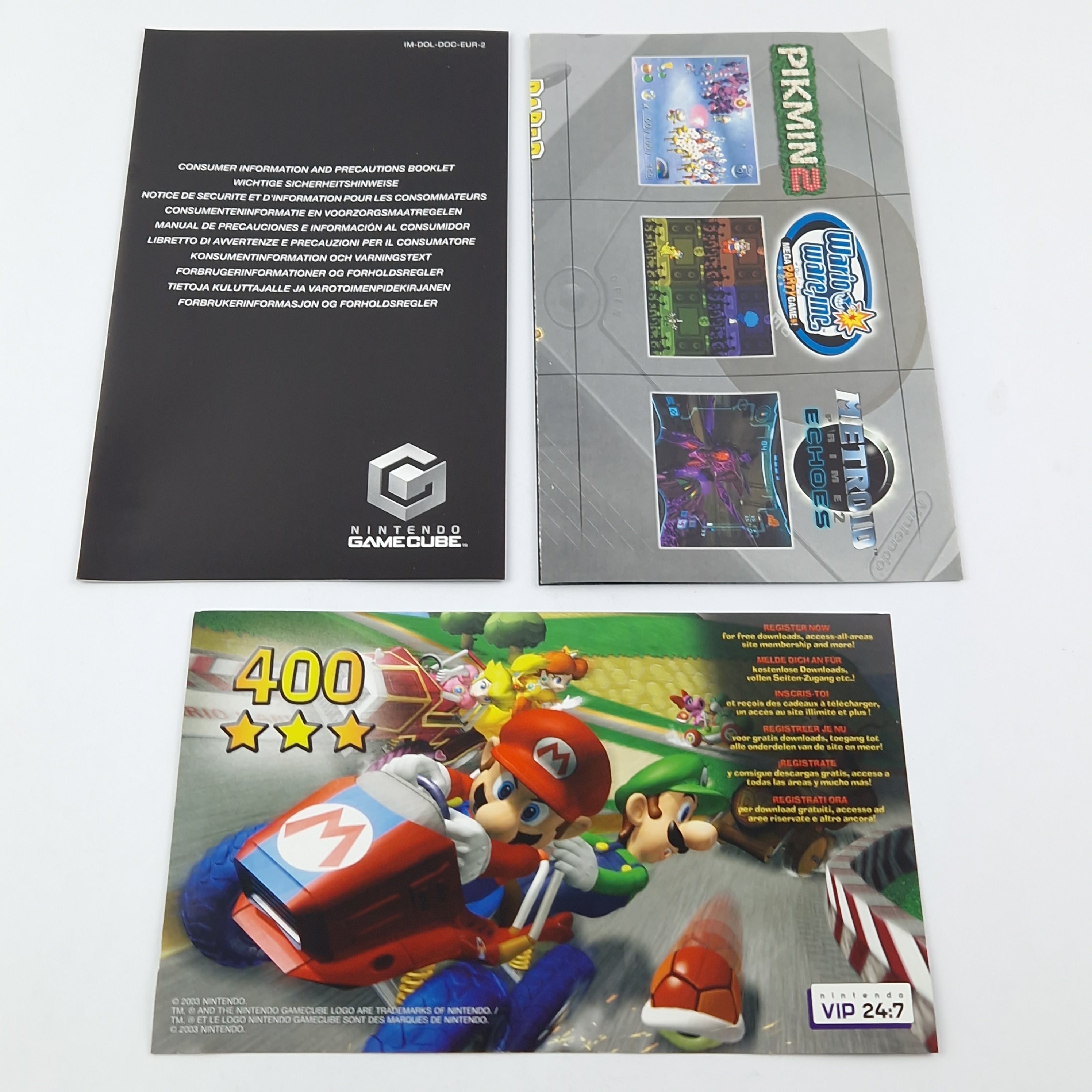 Nintendo Gamecube Spiel : Mario Kart Double Dash - CD Anleitung OVP PAL GC