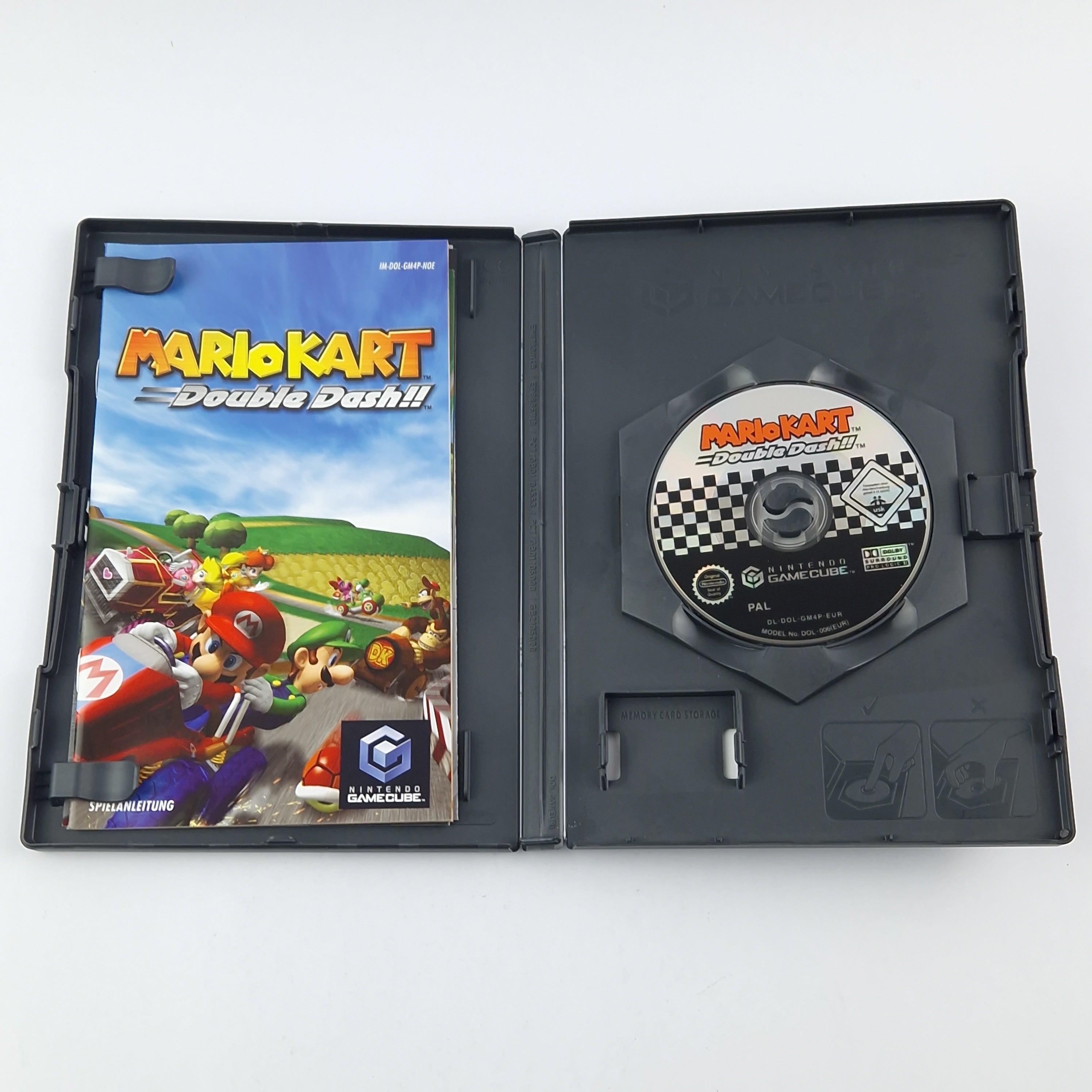 Nintendo Gamecube Spiel : Mario Kart Double Dash - CD Anleitung OVP PAL GC