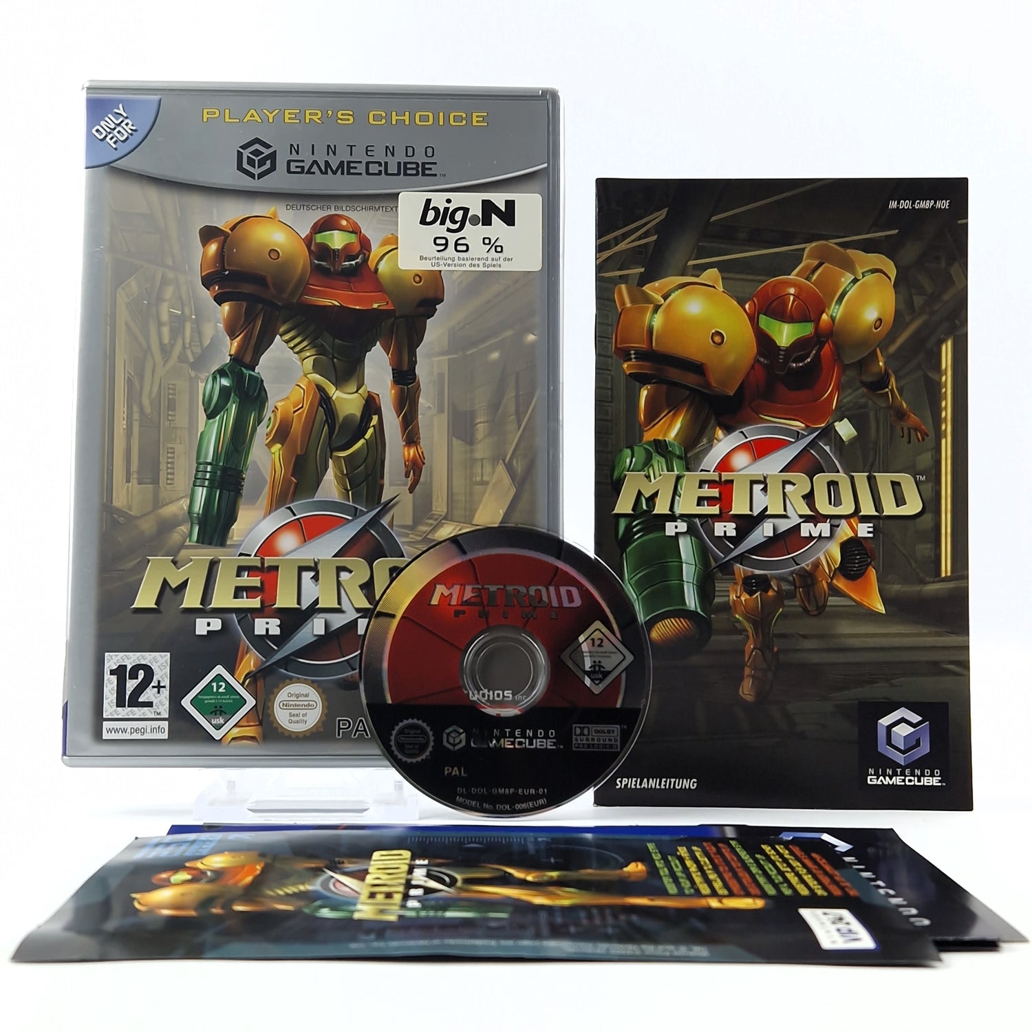 Nintendo Gamecube Game: Metroid Prime - CD Instructions OVP PAL GC