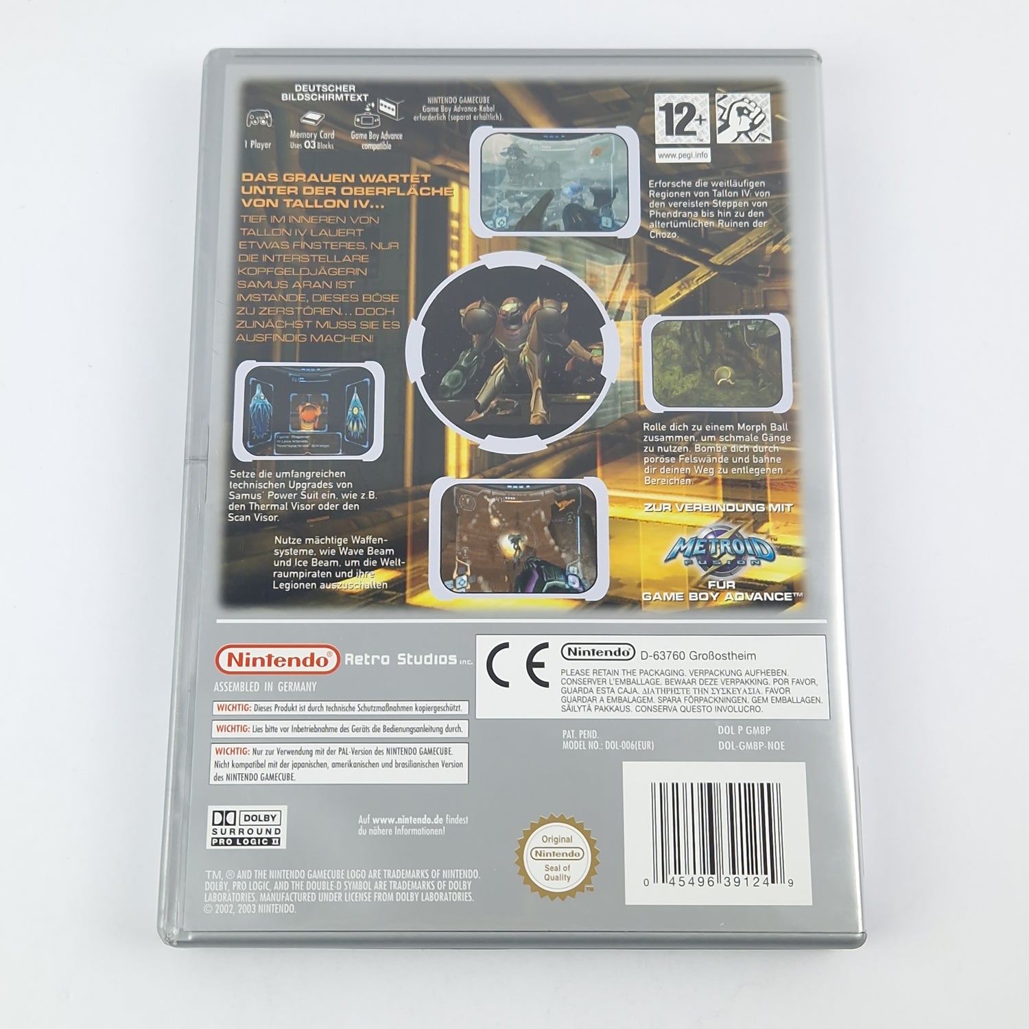 Nintendo Gamecube Spiel : Metroid Prime - CD Anleitung OVP PAL GC