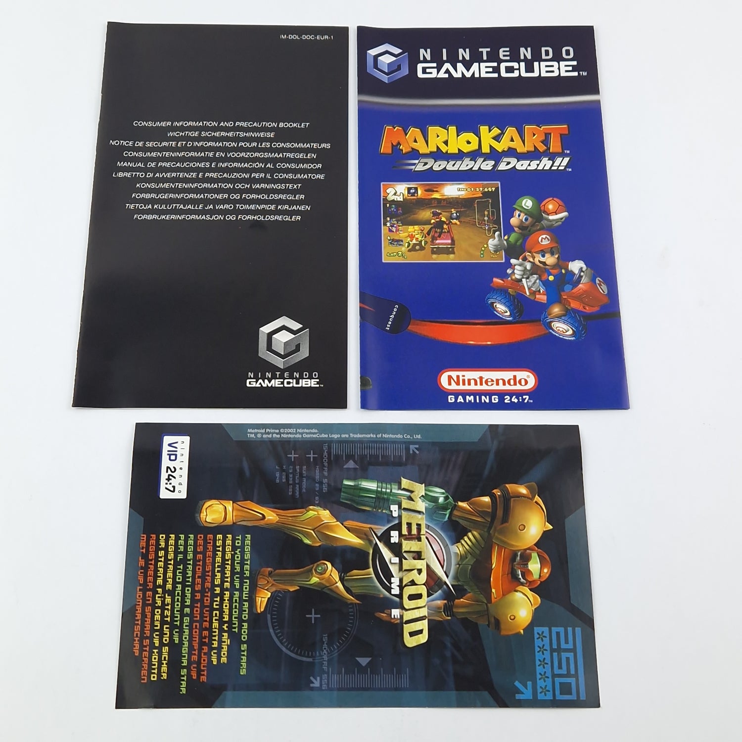 Nintendo Gamecube Game: Metroid Prime - CD Instructions OVP PAL GC