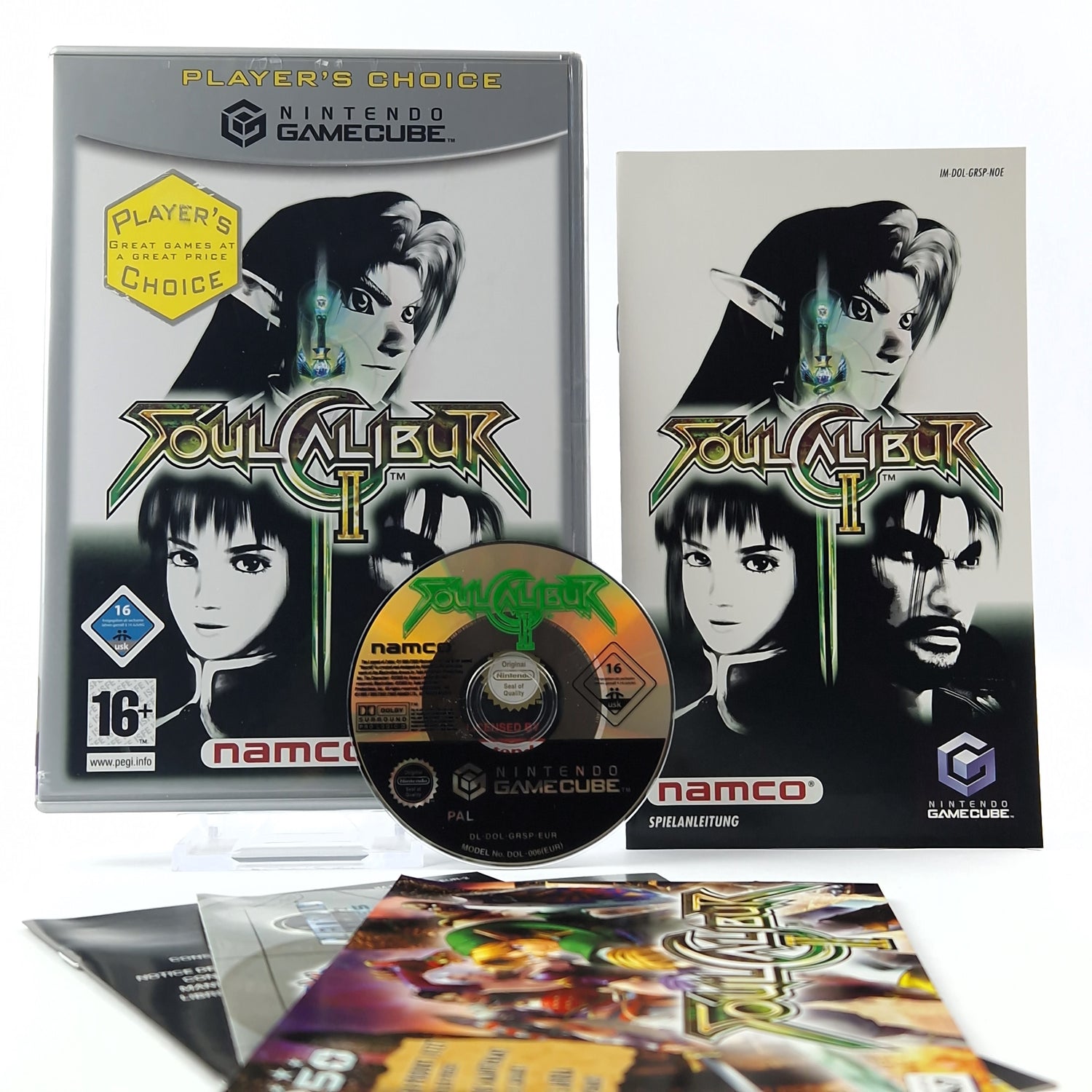 Nintendo Gamecube Spiel : Soul Calibur II - CD Anleitung OVP PAL GC