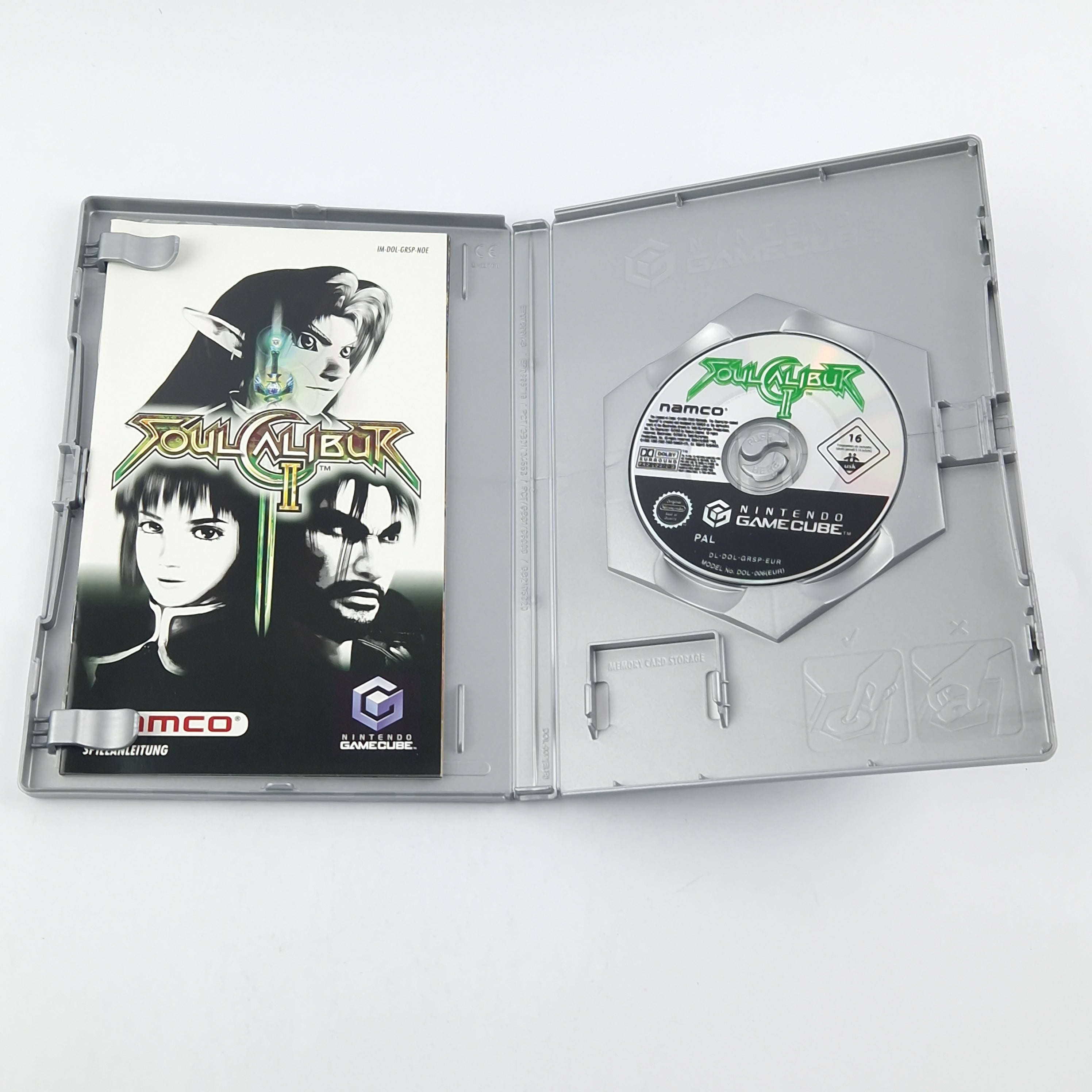 Nintendo Gamecube Spiel : Soul Calibur II - CD Anleitung OVP PAL GC