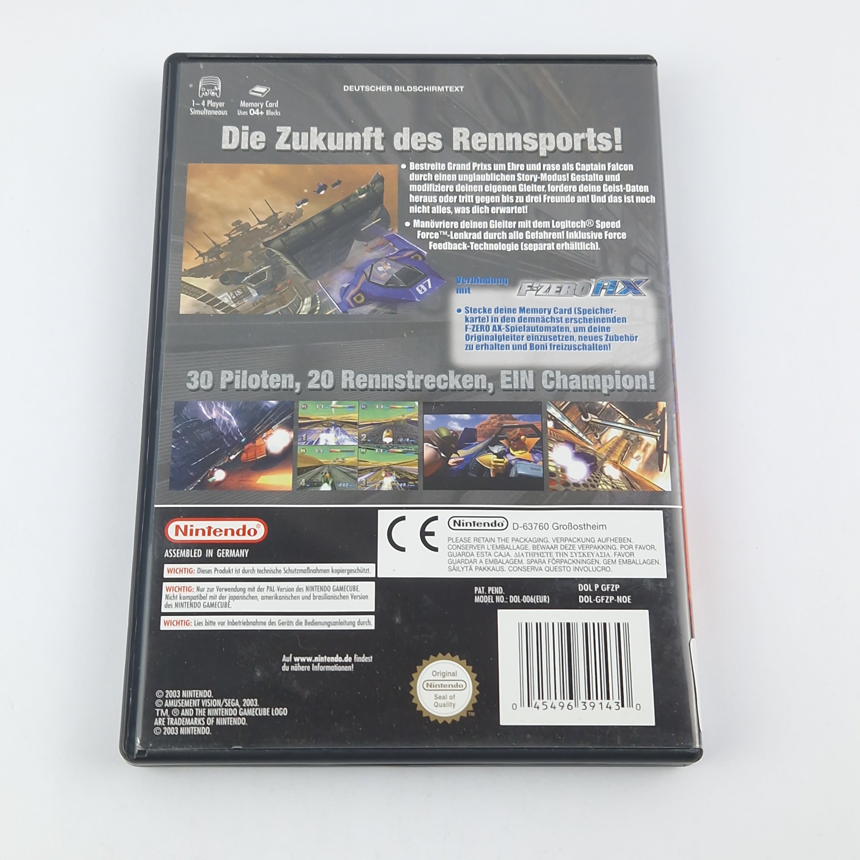 Nintendo Gamecube Spiel : F-Zero GX - CD Anleitung OVP PAL GC
