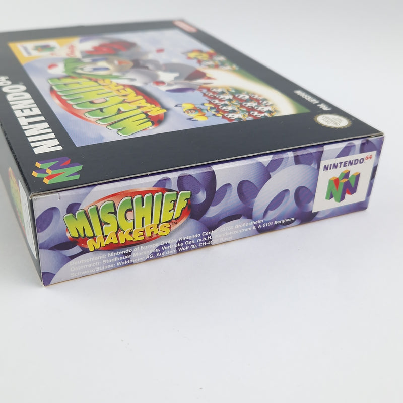 Nintendo 64 Spiel : Mischief Makers - Modul Anleitung OVP CIB / N64 PAL Game
