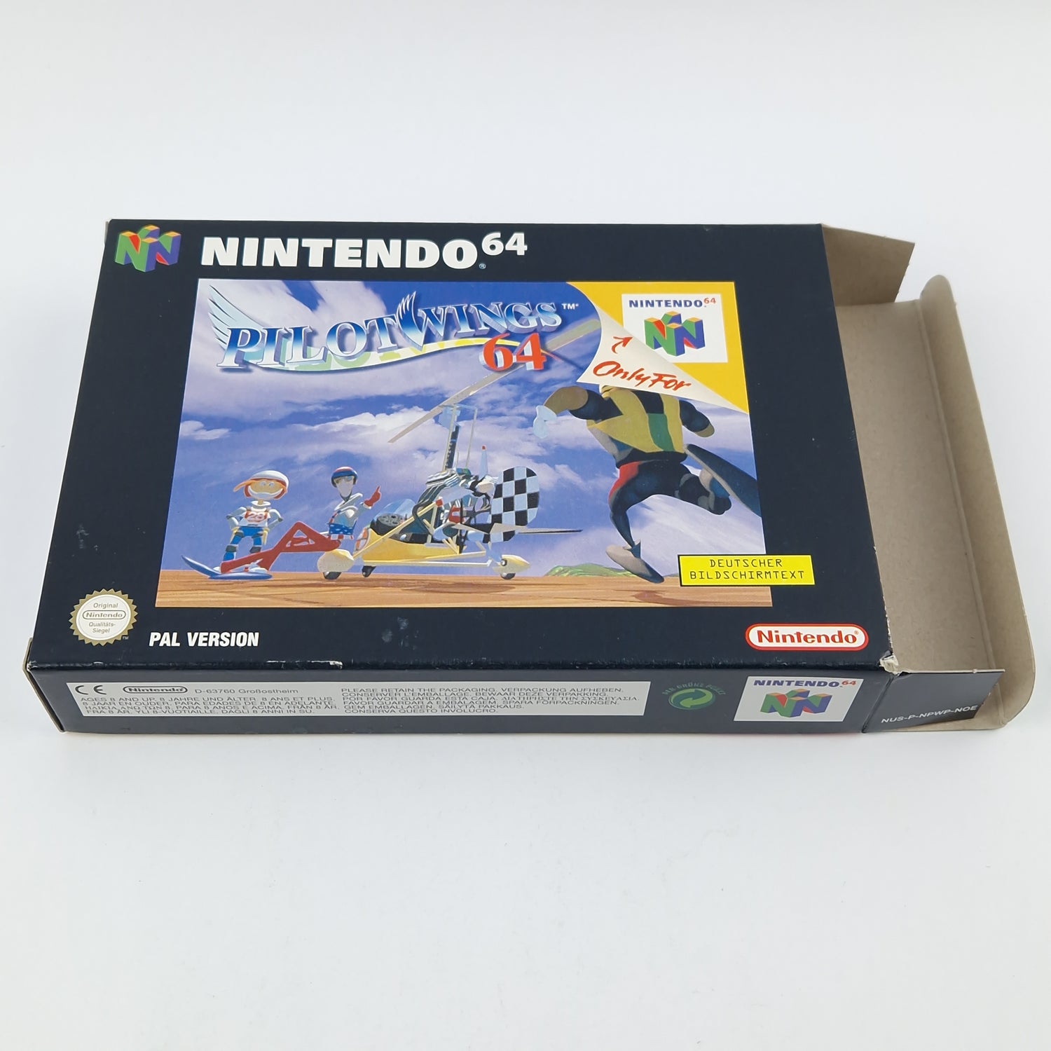 Nintendo 64 Game: Pilot Wings 64 - Module Instructions OVP CIB / N64 PAL