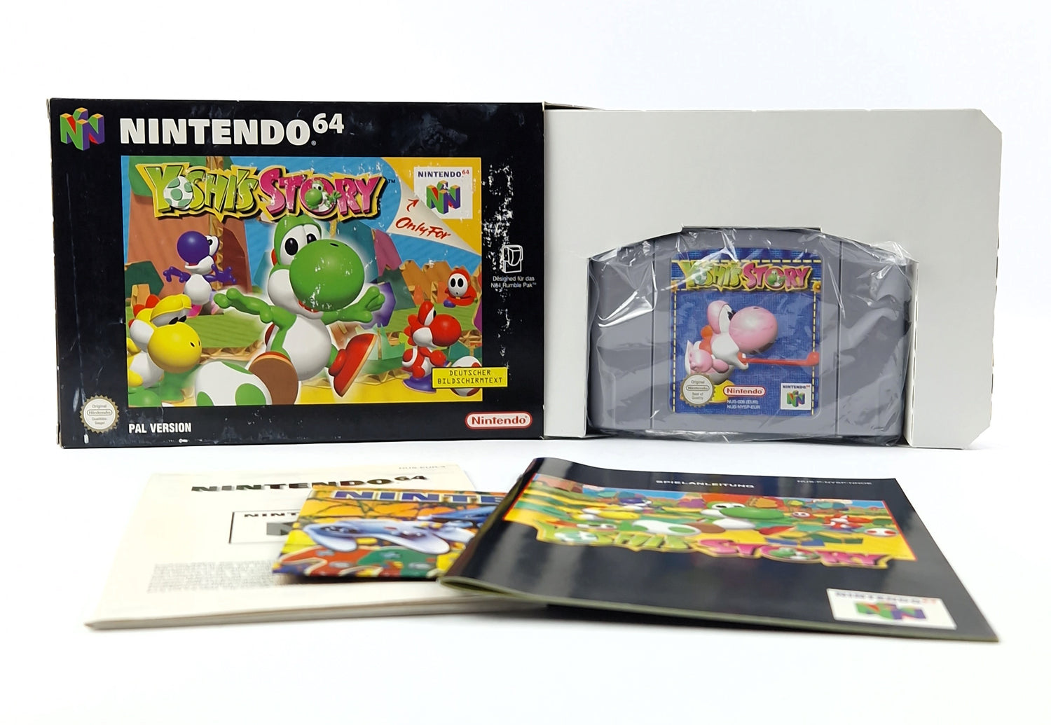 Nintendo 64 Game: Yoshi's Story - Module Instructions OVP CIB / N64 PAL