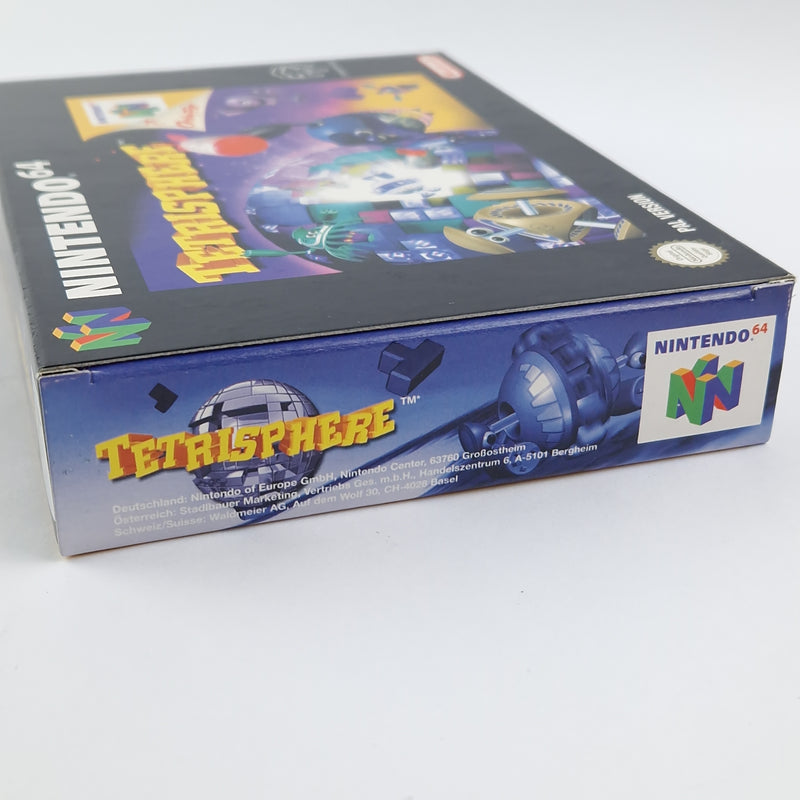 Nintendo 64 Spiel : Tetrisphere- Modul Anleitung OVP CIB / N64 PAL