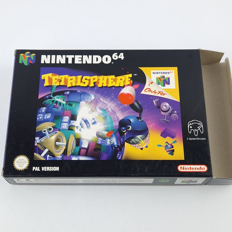 Nintendo 64 game: Tetrisphere module instructions OVP CIB / N64 PAL