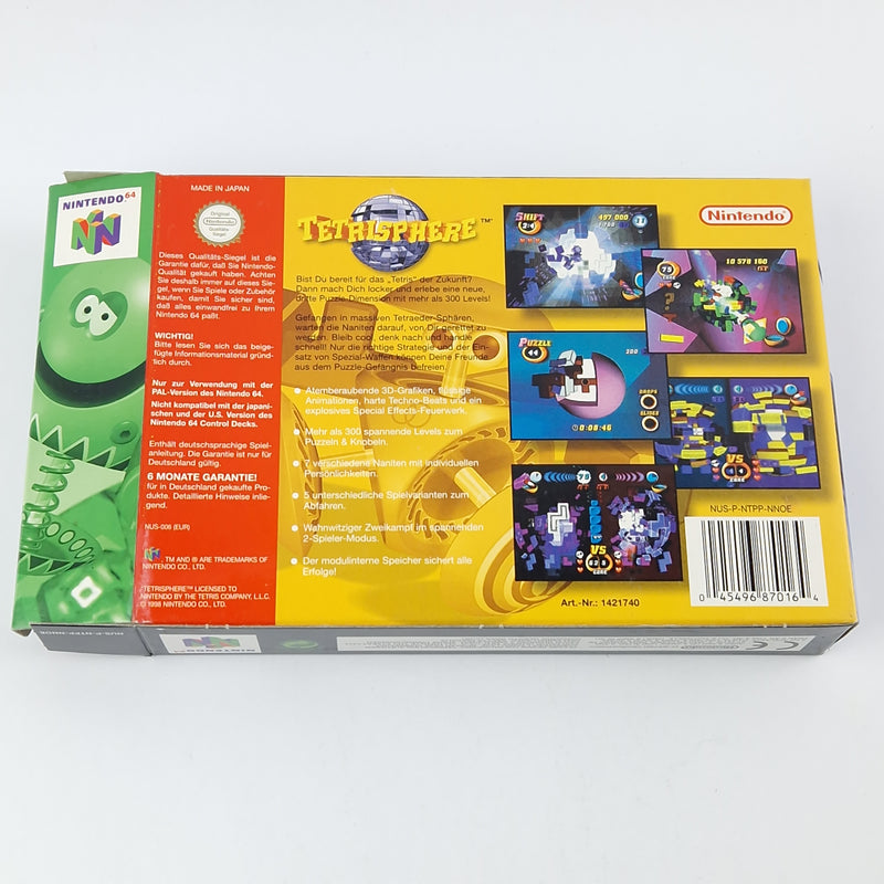 Nintendo 64 Spiel : Tetrisphere- Modul Anleitung OVP CIB / N64 PAL