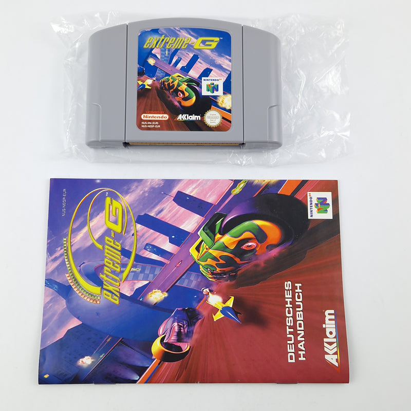 Nintendo 64 Spiel : Extreme-G - Modul Anleitung OVP CIB / N64 PAL