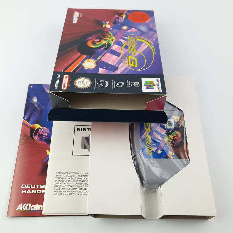 Nintendo 64 Spiel : Extreme-G - Modul Anleitung OVP CIB / N64 PAL