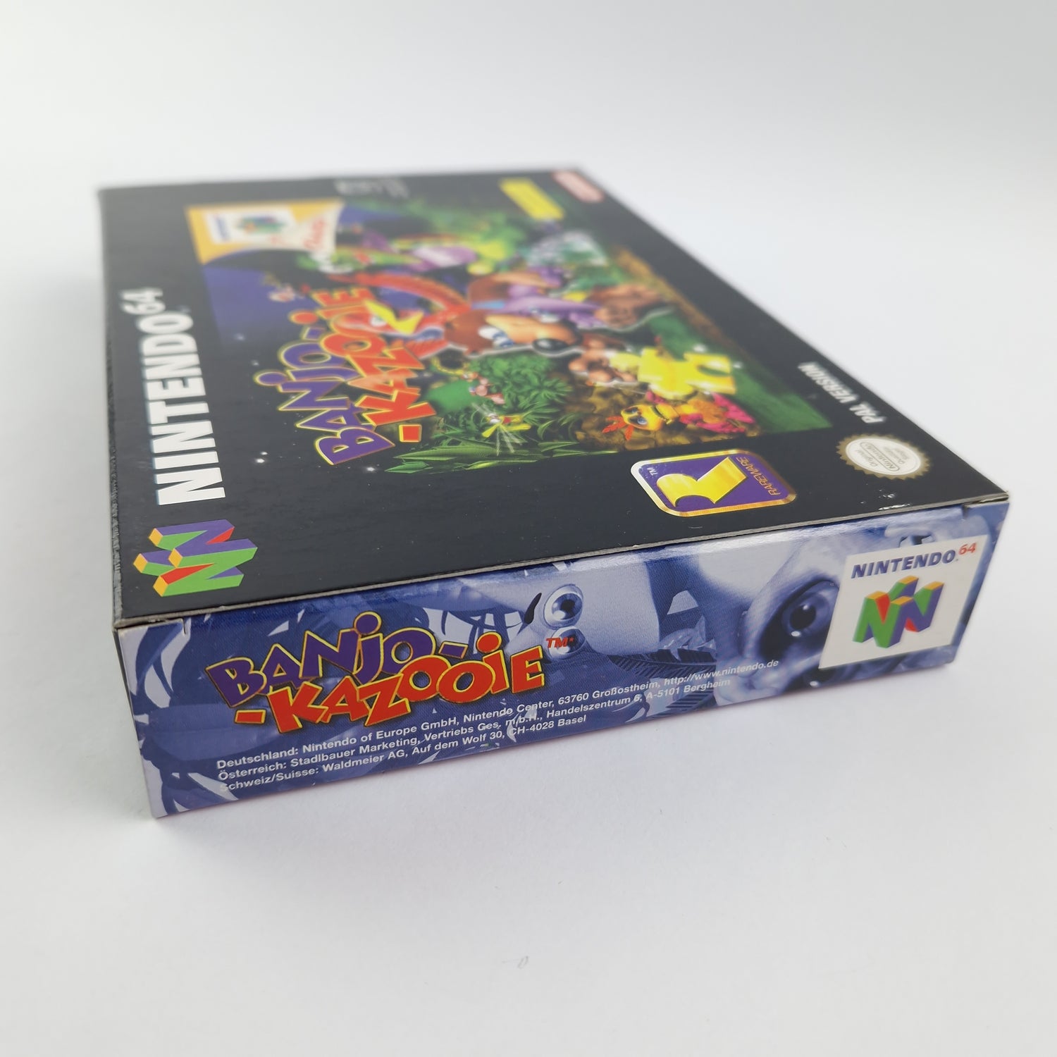 Nintendo 64 Spiel : Banjo Kazooie - Modul Anleitung OVP CIB / N64 PAL