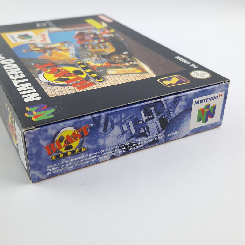 Nintendo 64 Game: Blast Corps - Module Instructions OVP CIB / N64 PAL Game