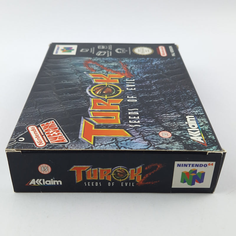 Nintendo 64 Spiel : Turok 2 Seeds of Evil - Modul Anleitung OVP CIB  N64 PAL