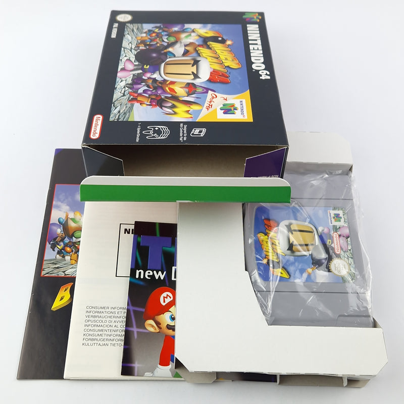 Nintendo 64 Spiel : Bomber Man 64 - Modul Anleitung OVP CIB  N64 PAL Bomberman
