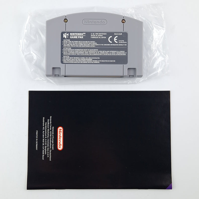 Nintendo 64 game: Mario kart 64 - module instructions OVP CIB N64 PAL