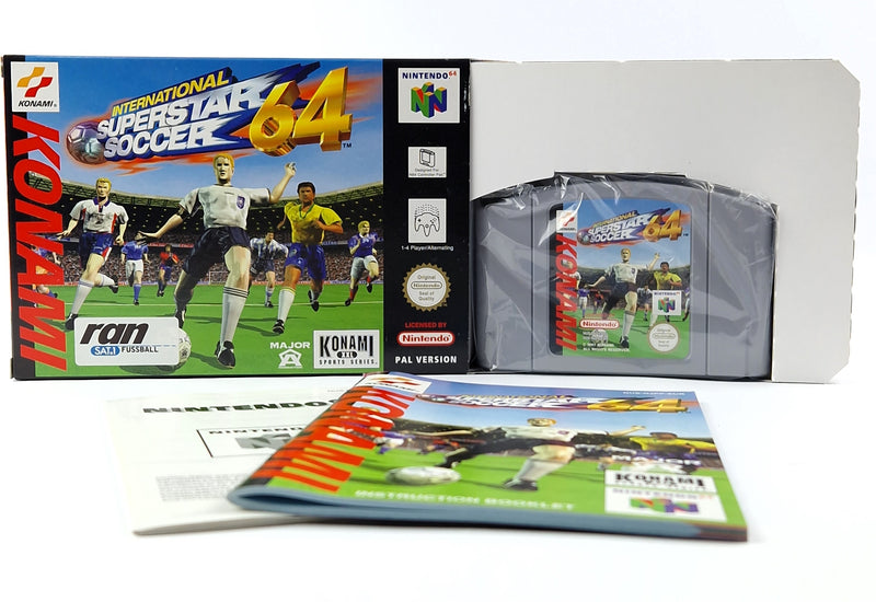 Nintendo 64 Game: International Superstar Soccer 64 - Module Instructions OVP N64