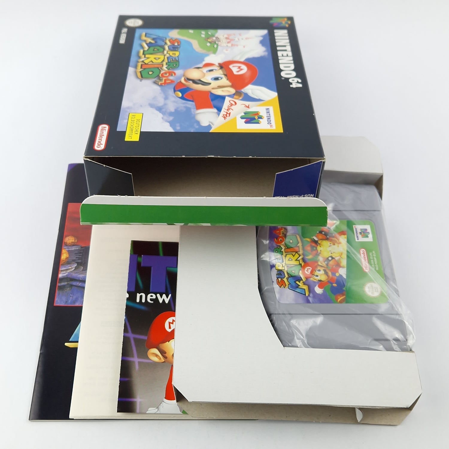 Nintendo 64 Spiel : Super Mario 64 - Modul Anleitung OVP cib / N64 PAL