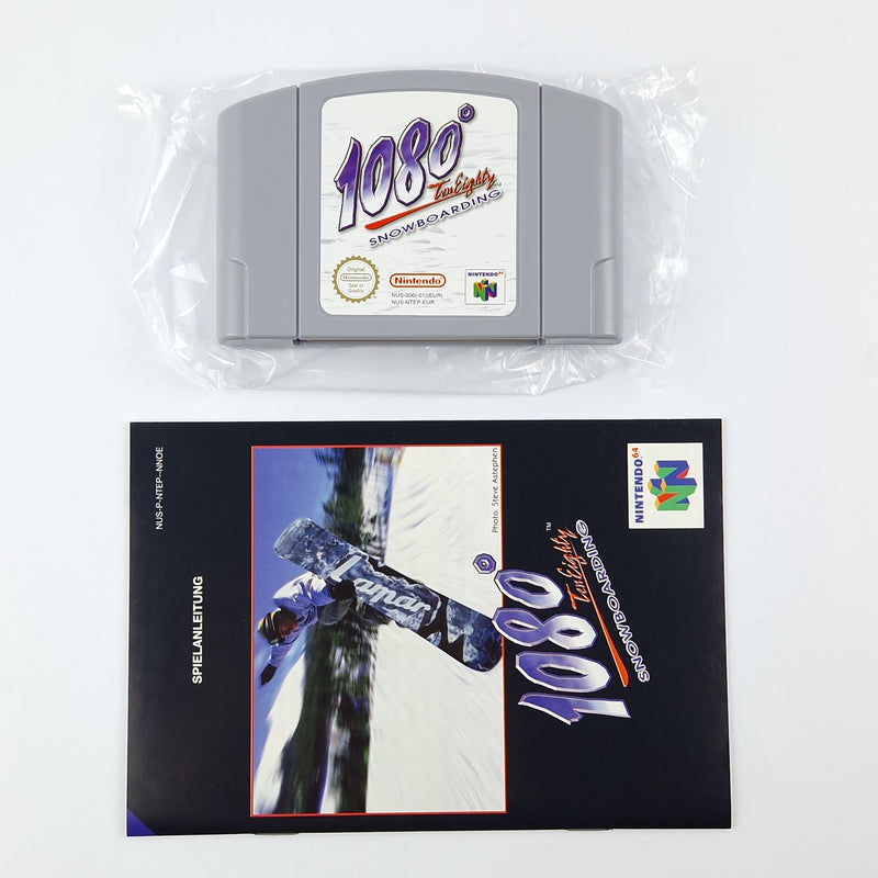 Nintendo 64 Game: 1080° Snowboarding - Module Instructions OVP cib / N64 PAL