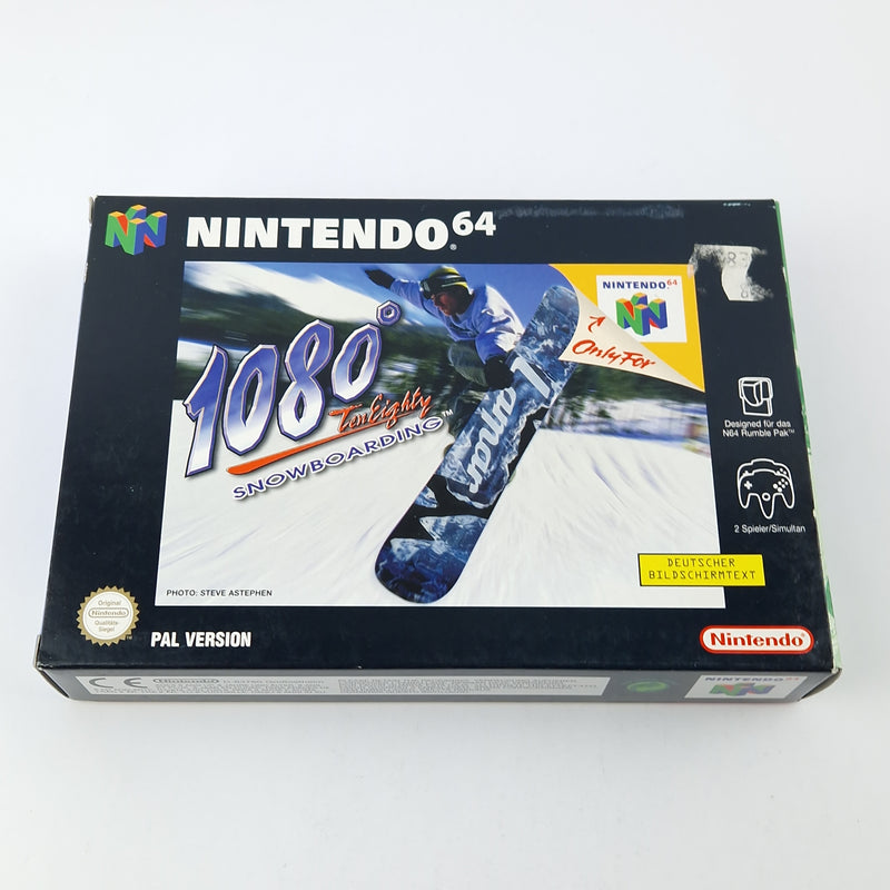 Nintendo 64 Game: 1080° Snowboarding - Module Instructions OVP cib / N64 PAL