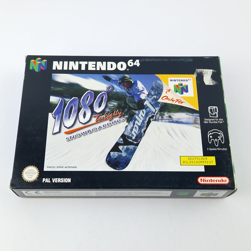 Nintendo 64 Spiel : 1080° Snowboarding - Modul Anleitung OVP cib / N64 PAL